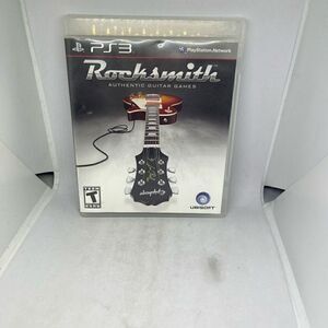 Rocksmith Ubisoft Playstation 3 PS3 Video Authentic Guitar Game/Trainer Software